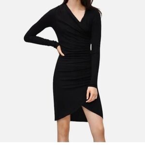 Elegant Black Long Sleeve Dress